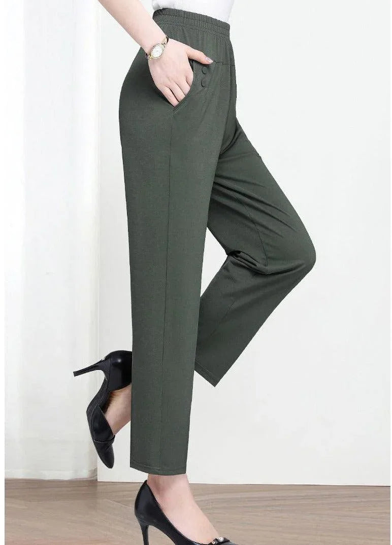 Calça Feminina Casual Middle™ / Kit com 3 Cores na Promoção de Lançamento - ModernLar