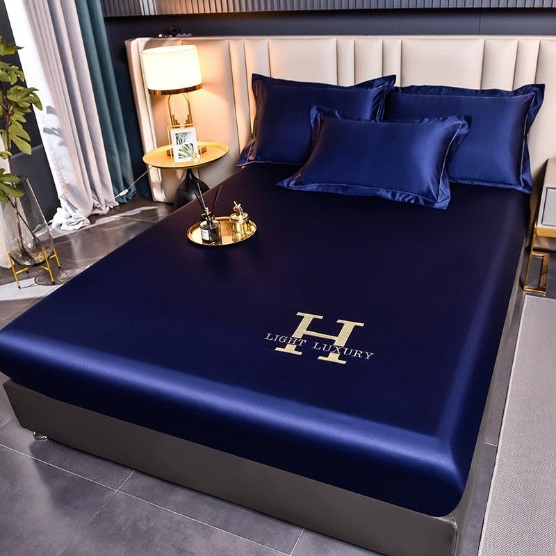 Jogo de Lençol + Fronhas em Cetim - Light Luxury - ModernLar