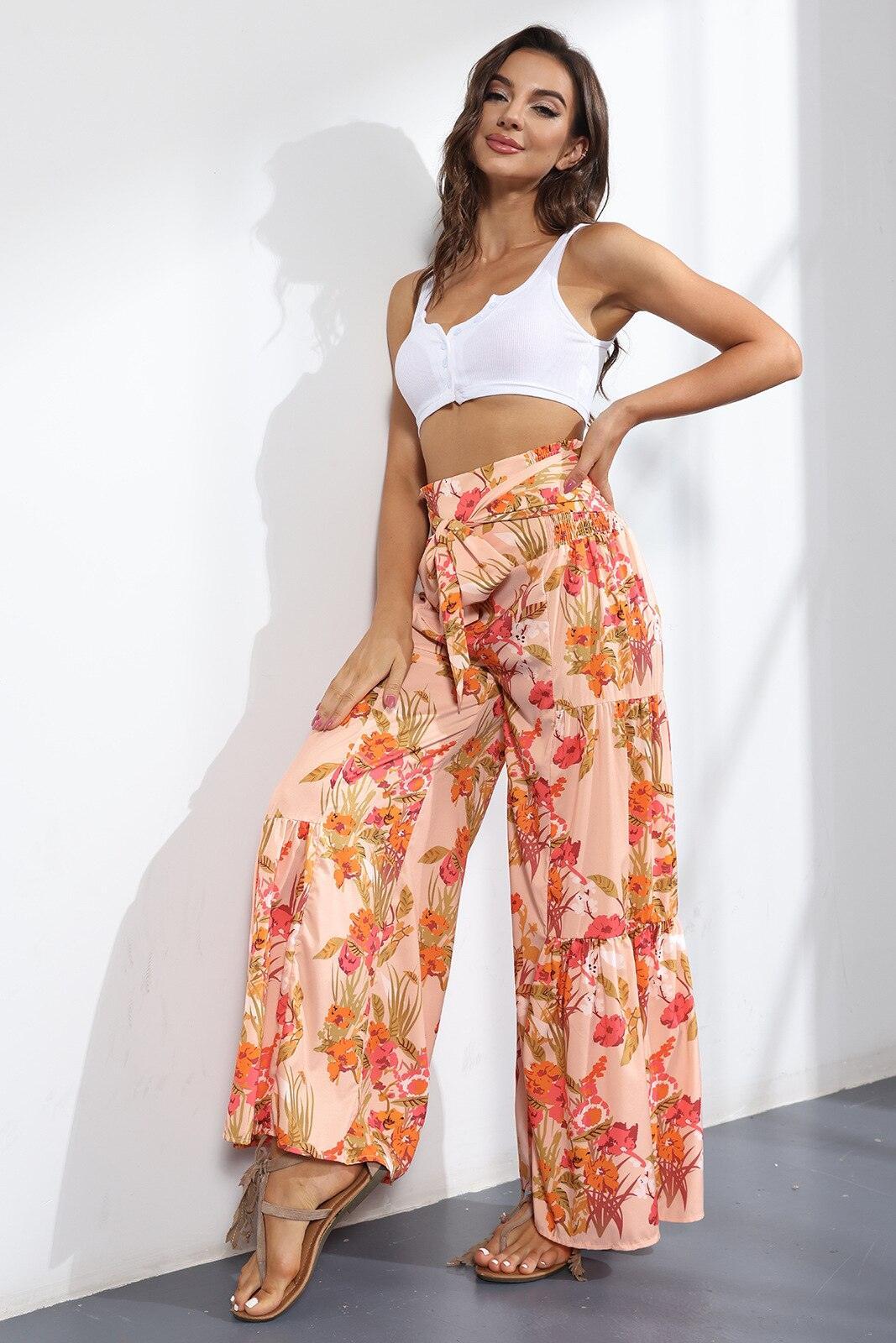 Calça Floral Lissandry™ / Estilo, Beleza e Autenticidade em um peça de roupa Única! - ModernLar