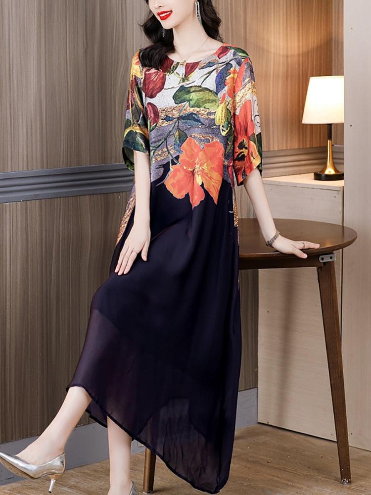 Vestido Floral Versalhes Moda Gringa / O Campeão em Luxo e Conforto! - ModernLar