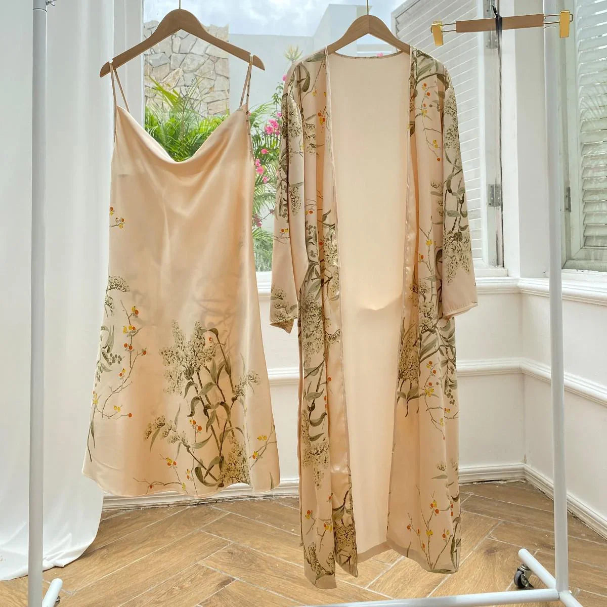 Conjunto Glamour Imperial em Cetim 4 Peças - ModernLar