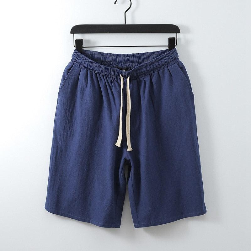 Conjunto Masculino Shorts e Camiseta Plus Size em Linho - LinhoPlus Set / Sinta a Qualidade do Linho em um Conjunto Plus Size pensado para Você - ModernLar