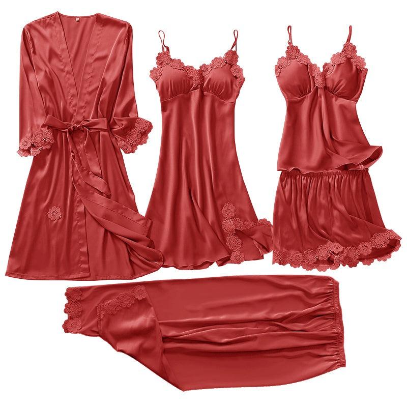 Conjunto SweetDream 5 Peças em Cetim de Seda - ModernLar