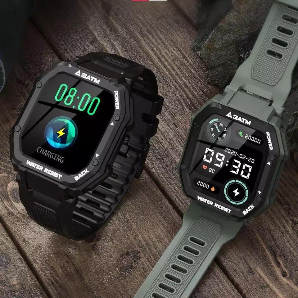 Relógio Inteligente Esportivo de Pressão Arterial 3ATM À Prova d'água - ModernLar