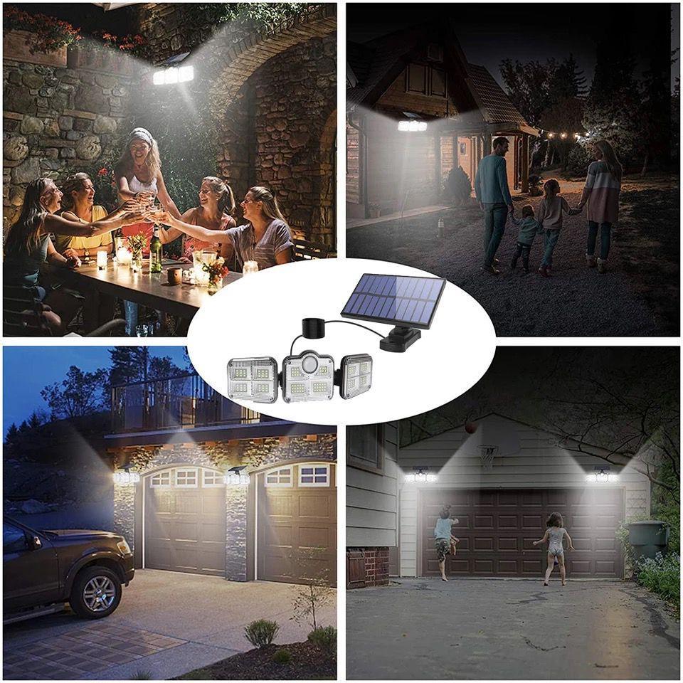 Kit Iluminação Eficiente com 3 Holofotes Solares Power Led - ModernLar