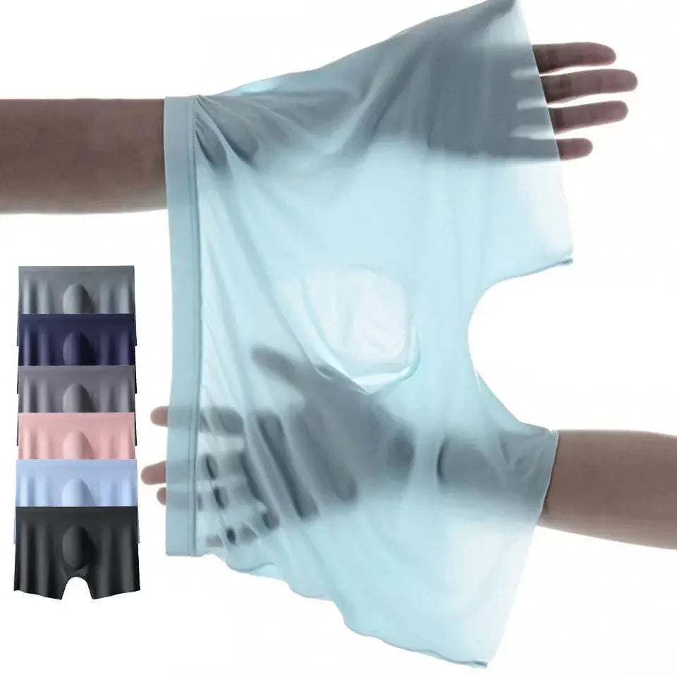 Kit com 7 Cuecas Boxers Antiodor e Antibacterianas Ice Man™ em Seda Gelo / As campeãs em Frescor, Elasticidade e Conforto! - ModernLar