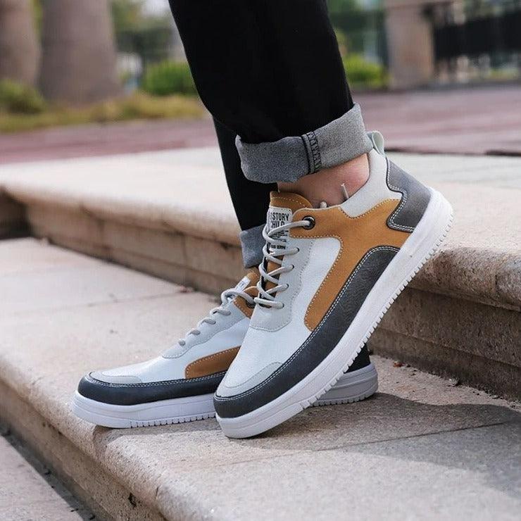 Tênis Casual Esporte Fino UrbanFlow™ / + De Brinde Pacote com 5 Pares de Meias Invisíveis - ModernLar