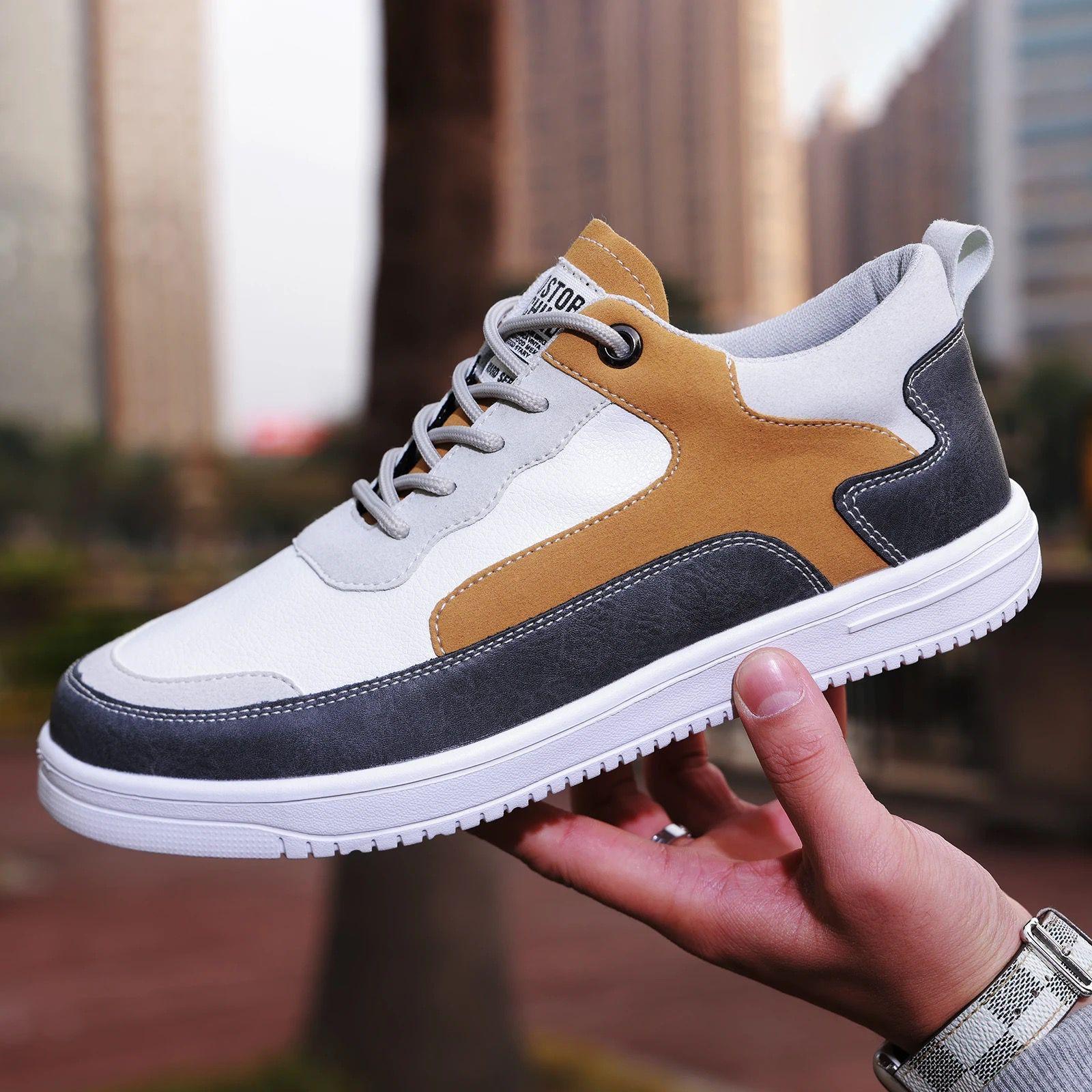 Tênis Casual Esporte Fino UrbanFlow™ / + De Brinde Pacote com 5 Pares de Meias Invisíveis - ModernLar