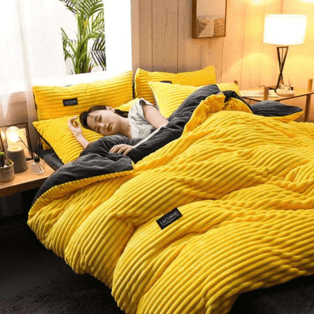 Jogo Completo de Roupas de Cama em Veludo Home™ - ModernLar