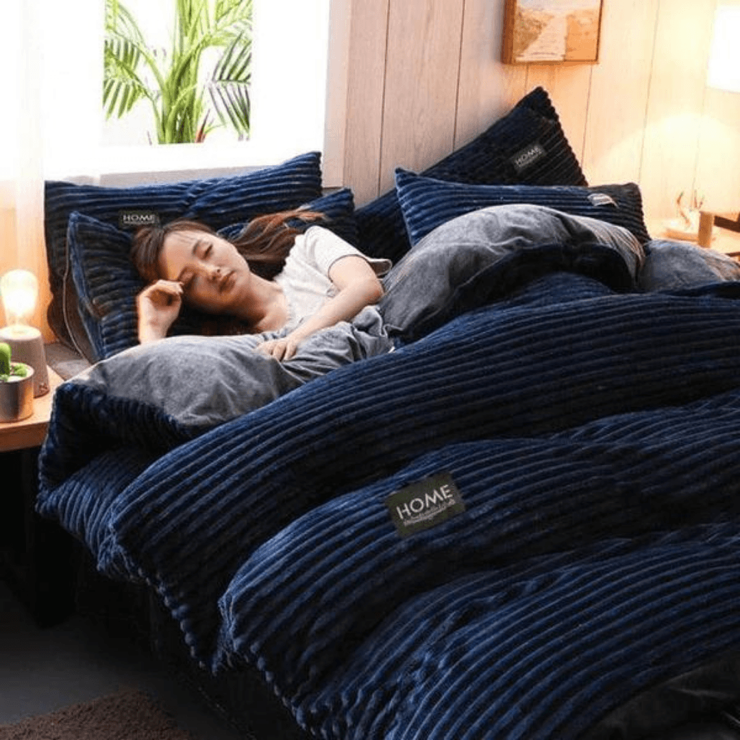 Jogo Completo de Roupas de Cama em Veludo Home™ - ModernLar