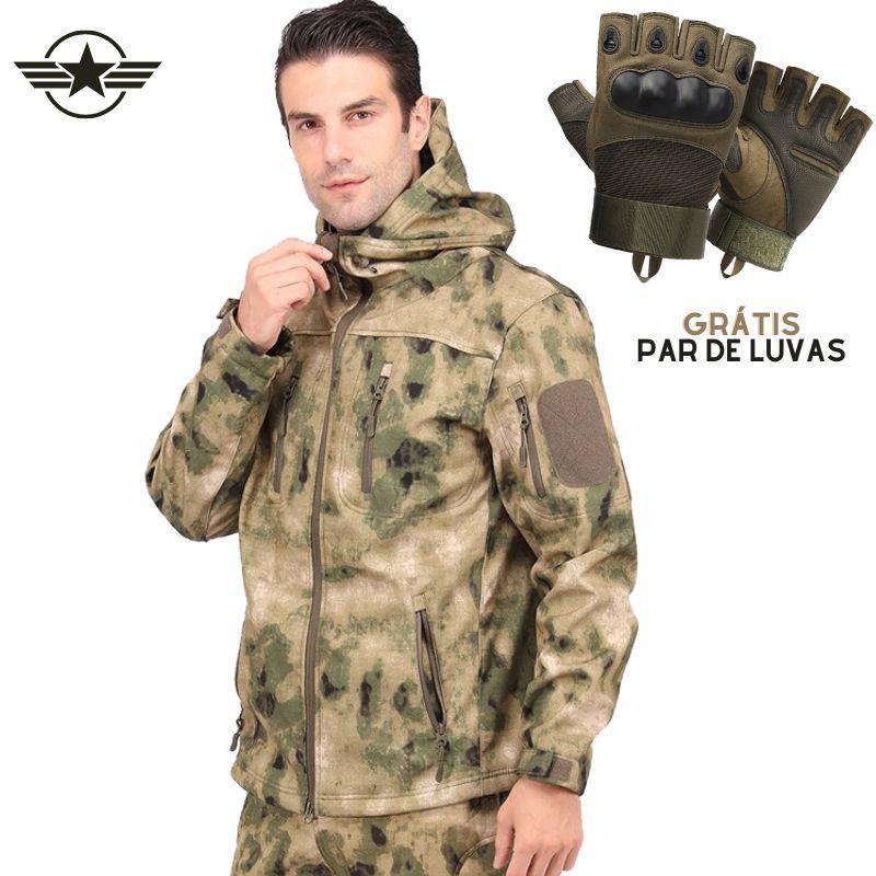 Promoção: Jaqueta Tática UZI Survival + Luvas táticas The Rock Grátis - ModernLar