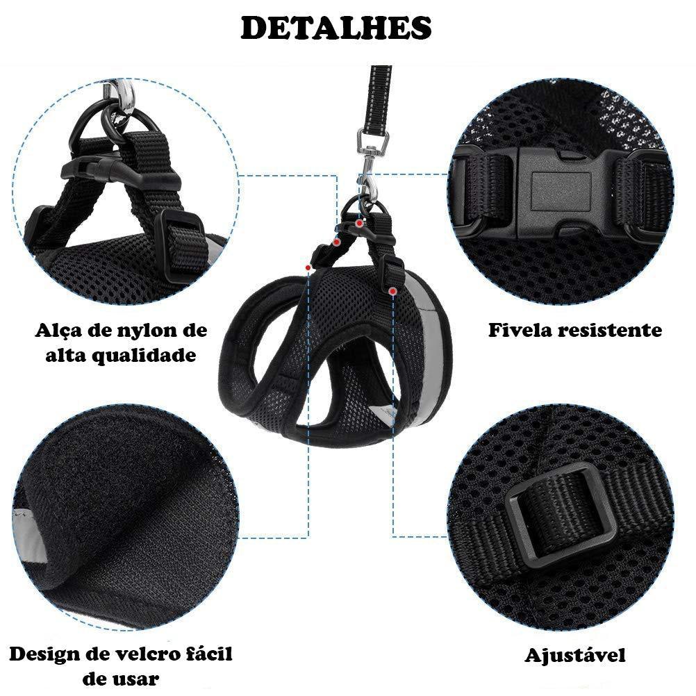 Arreio e Coleira reflexiva premium The Gulliver™ - ModernLar