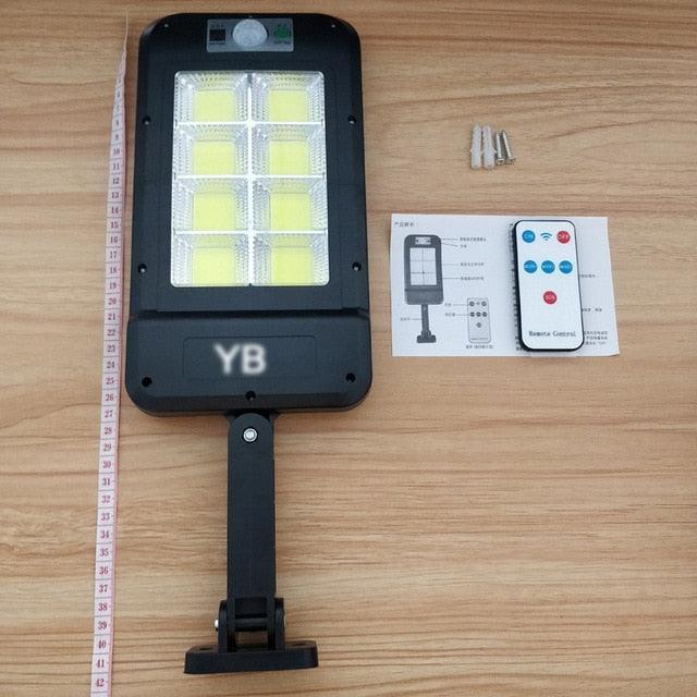 LÂMPADA SOLAR LED 500W / COM CONTROLE REMOTO E SENSOR DE MOVIMENTO - ModernLar