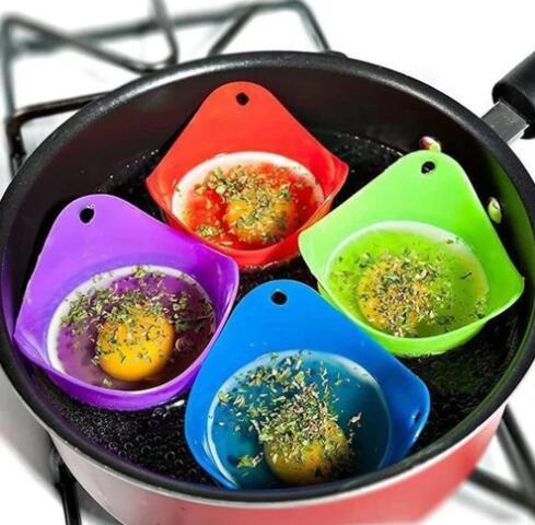 Kit de Formas de Silicone para preparar Ovos (4 unidades) - ModernLar