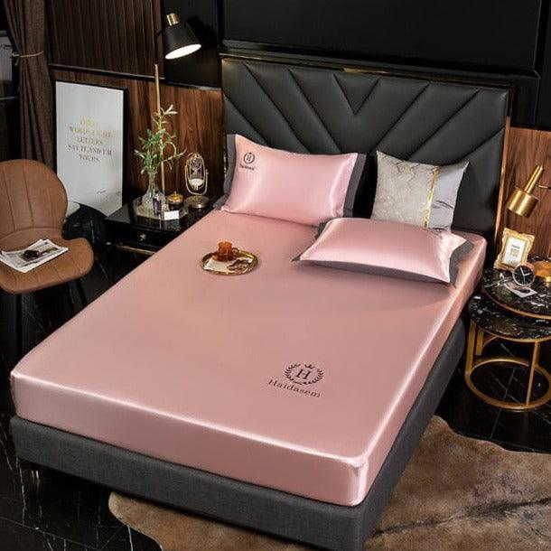 Conjunto Sleep Luxury™ / Lençol de Seda Cetim + Fronhas - ModernLar