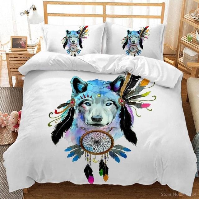 Conjunto Aura Boas Vibrações: Edredom + Capas - ModernLar