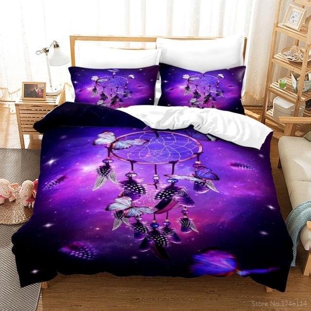 Conjunto Aura Boas Vibrações: Edredom + Capas - ModernLar