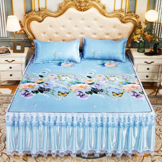 Conjunto Luxury Realeza™ Seda Cetim: Colcha + Fronhas - ModernLar