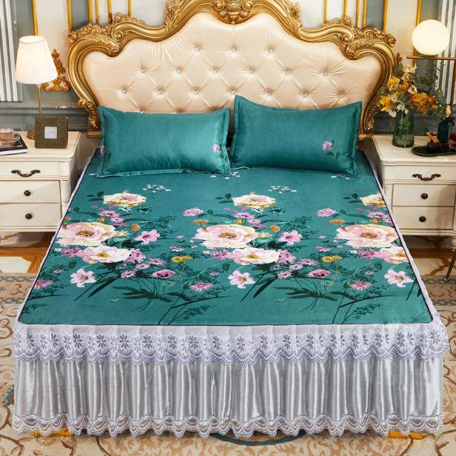 Conjunto Luxury Realeza™ Seda Cetim: Colcha + Fronhas - ModernLar