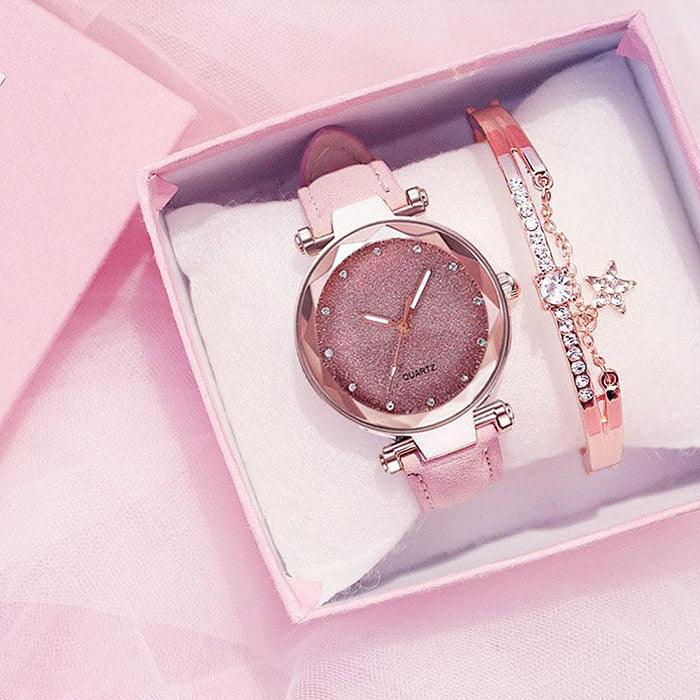Relógio Feminino Starry Sky™ + Brinde Exclusivo: Pulseira Dylan™ - ModernLar