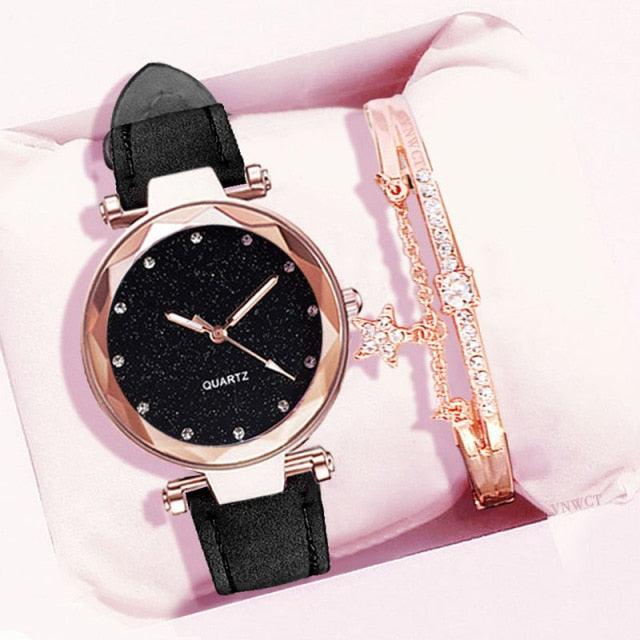 Relógio Feminino Starry Sky™ + Brinde Exclusivo: Pulseira Dylan™ - ModernLar