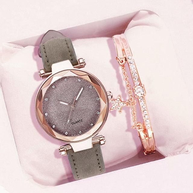 Relógio Feminino Starry Sky™ + Brinde Exclusivo: Pulseira Dylan™ - ModernLar