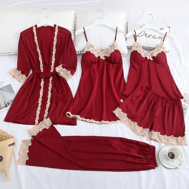 Conjunto SweetDream 5 Peças em Cetim de Seda - ModernLar