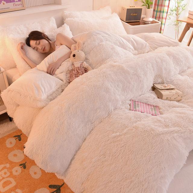 Roupas de Cama em Pelúcia Enjoy Life™ - Ultra Confort com 5 Peças - ModernLar