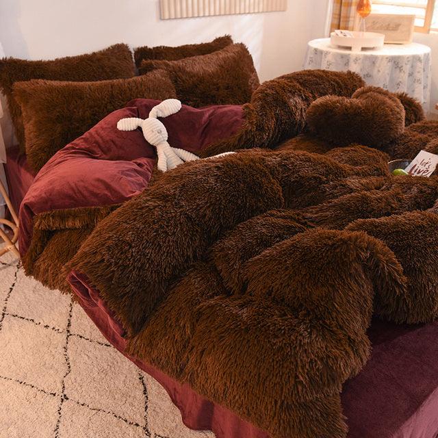 Roupas de Cama em Pelúcia Enjoy Life™ - Ultra Confort com 5 Peças - ModernLar