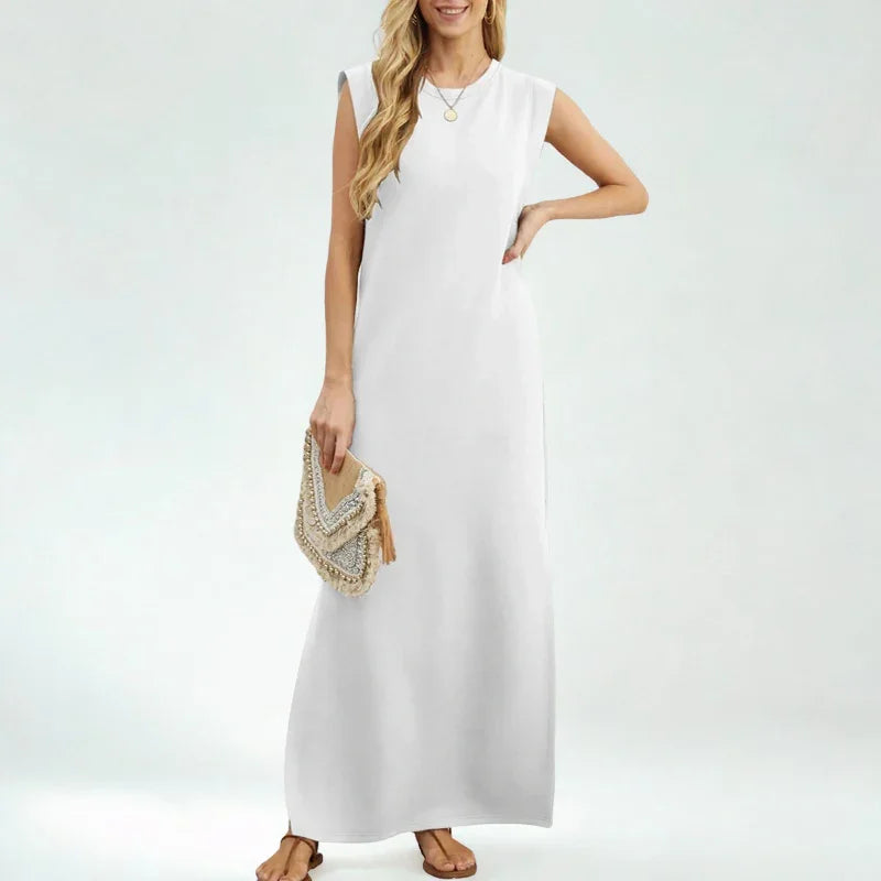 Vestido La Señorita™ em Malha Rayon Super Soltinha com Bolsos Laterais / Conforto Máximo ate para os Dias Mais Complicados!