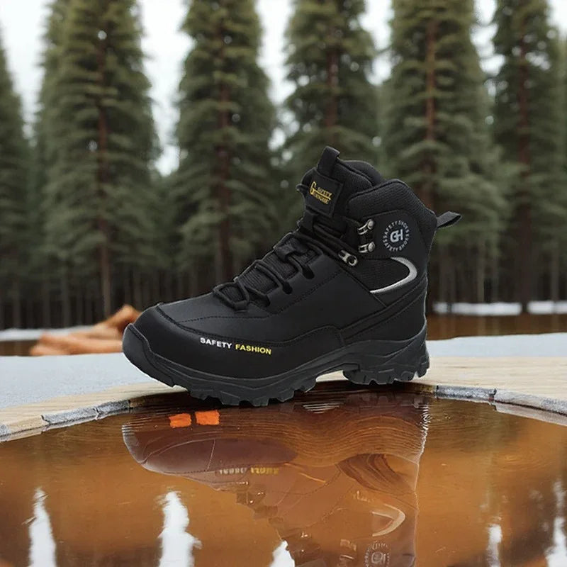 Bota StrongHold™ com Solado Tratorado de Alto Desempenho / Proteção e Estilo em um Só Calçado!