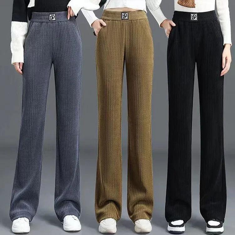 Calça Diva™ em Tricô Canelado / Conforto Premium e Estilo Chic para Todos os Dias de Inverno! - ModernLar