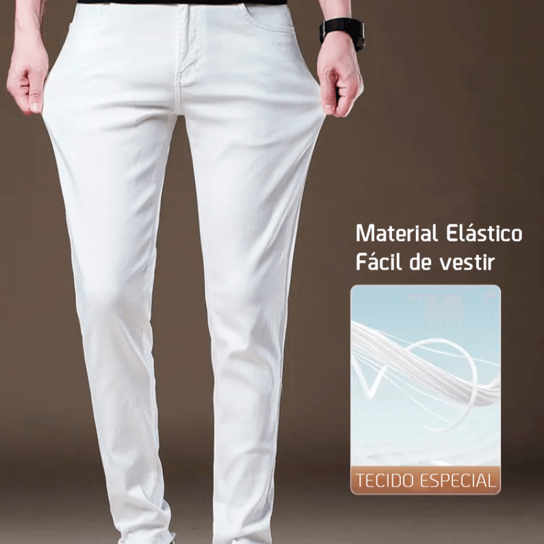 Calça Jeans Masculina Hércules™ Com Tecnologia Hidrofóbica/ A Escolha Definitiva em Resistência, Conforto e Estilo! - ModernLar