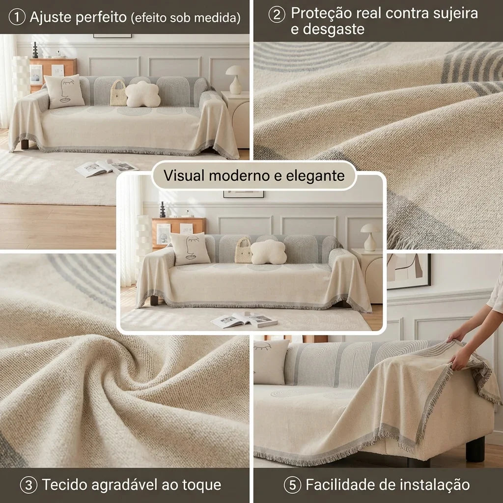 Capas de Sofá Escandinávia™ / Transforme Sua Casa em um Verdadeiro Santuário!