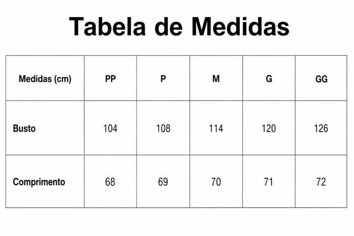 Guia de Tamanhos