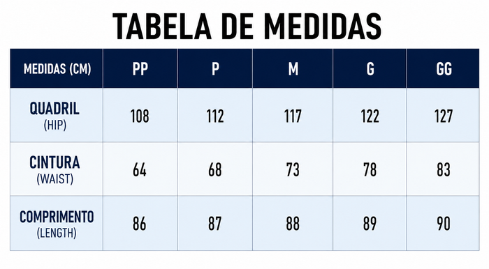 Guia de Tamanhos
