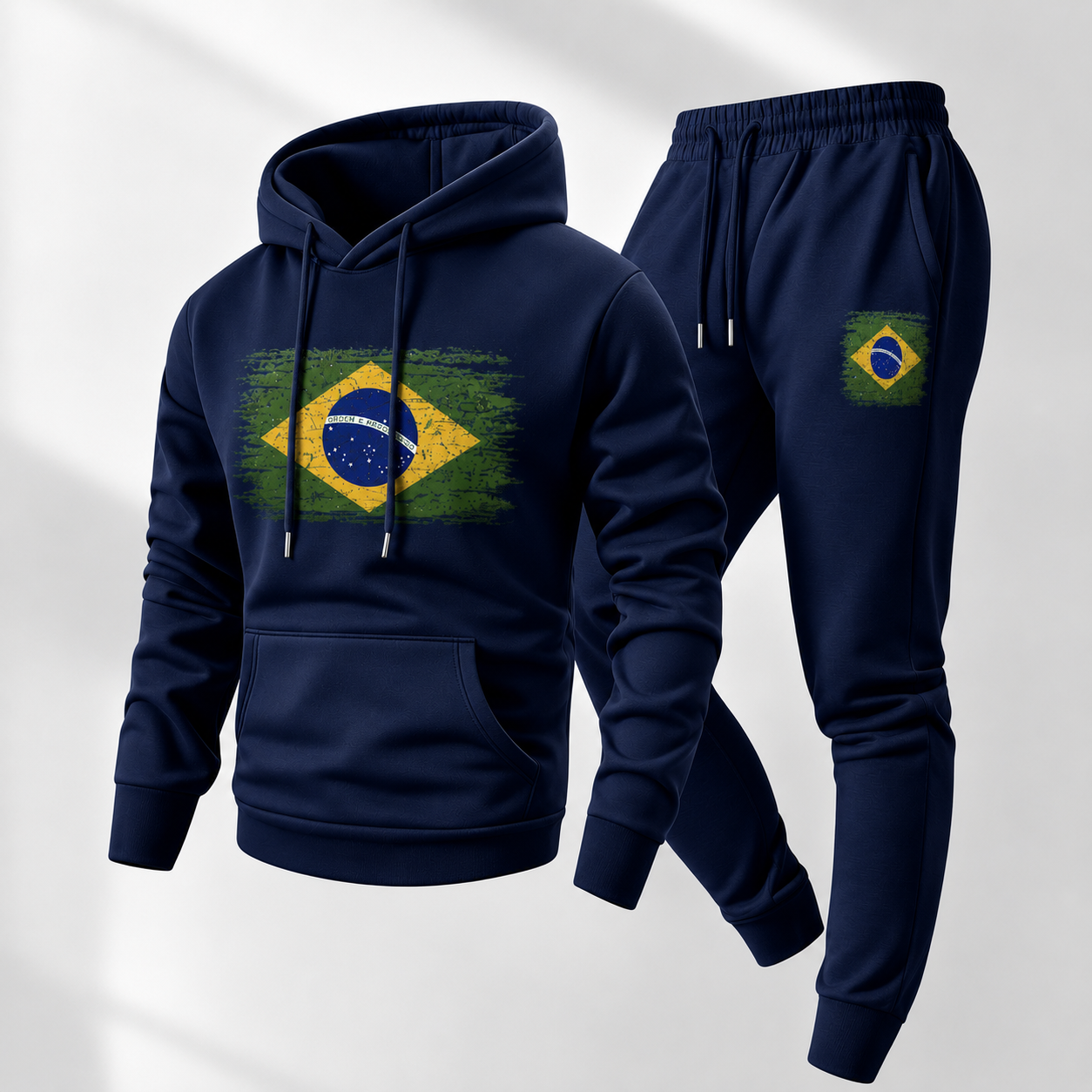 Conjunto Estampado Norden™ com Moletom de Bolso Canguru e Calça Jogger