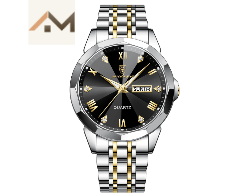 Relógio de Luxo Masculino - TimeMaster / Sinta o Poder do Tempo com o Relógio que Reflete sua Personalidade - ModernLar