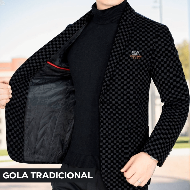 Casaco Estilo Blazer Napoleão™com Forro / A Elegância e Imponência de um Conquistador! - ModernLar