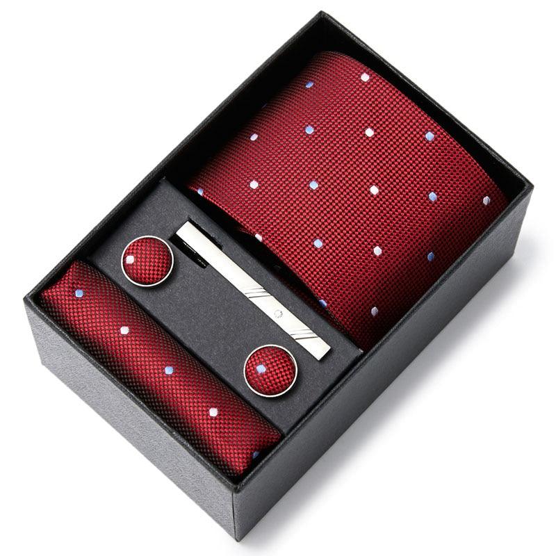 Kit de Alto Padrão Luxury Men / Gravata + Lenço + Abotoadura/ A Melhor opção Para Homens que Prezam Por um Estilo Sofisticado! - ModernLar