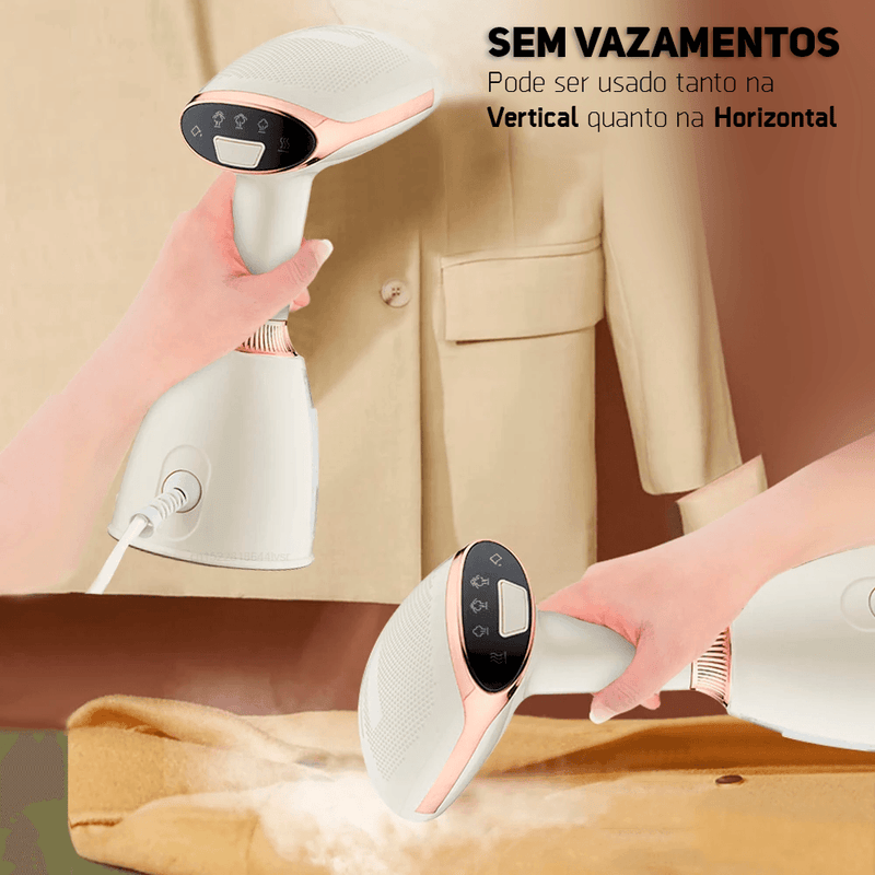 Ferro Vaporizador de Roupas Modern Lar™ / Elimine Vincos e Roupas Amassadas para uma Aparência Sempre Impecável! - ModernLar