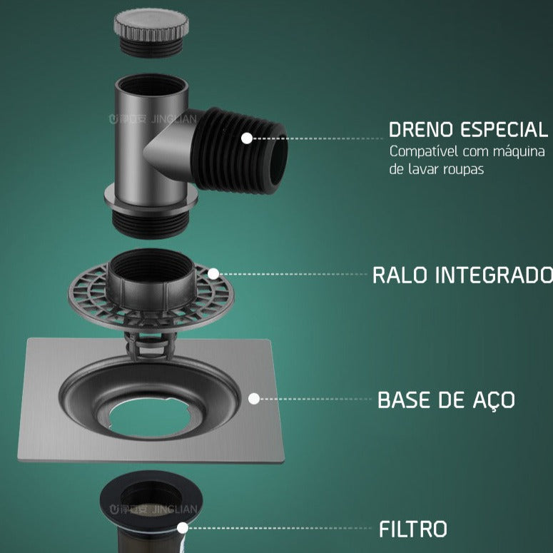 Adaptador de Drenagem Modern Lar™ / Conexão Segura e Eficiente para Máquinas de Lavar