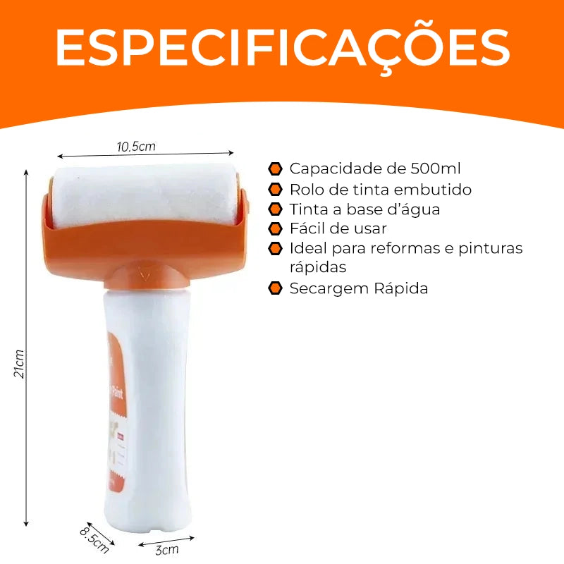 Rolo de Pintura Mágico Modern Lar™ / Transforme Suas Paredes com Cobertura Perfeita e Sem Sujeira!