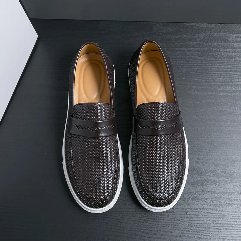 Mocassim Alessandro™ em Material Sintético Premium com Solado Leve / Conforto Inteligente para o Dia Inteiro