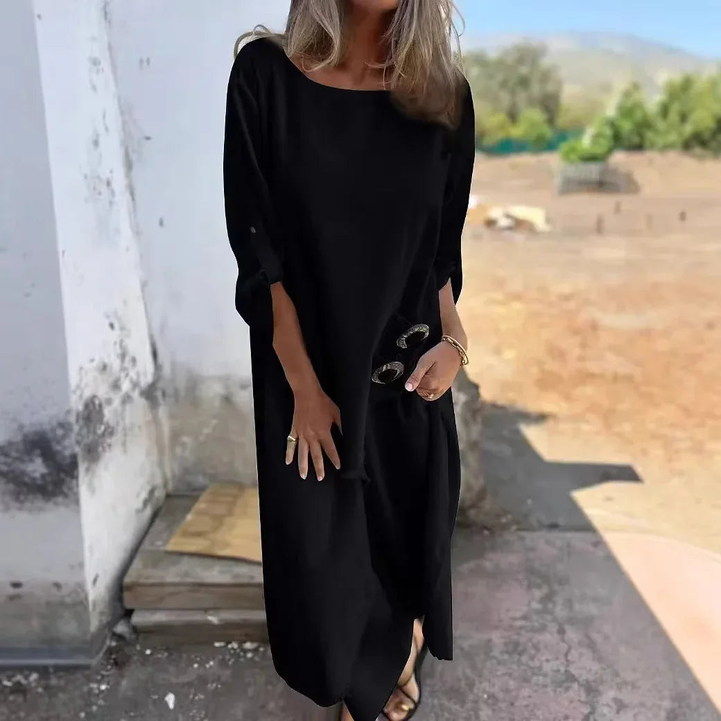 Conjunto Essência™ em Viscose Leve com Design Assimétrico / Para Mulheres que Irradiam Leveza e Elegância Natural!