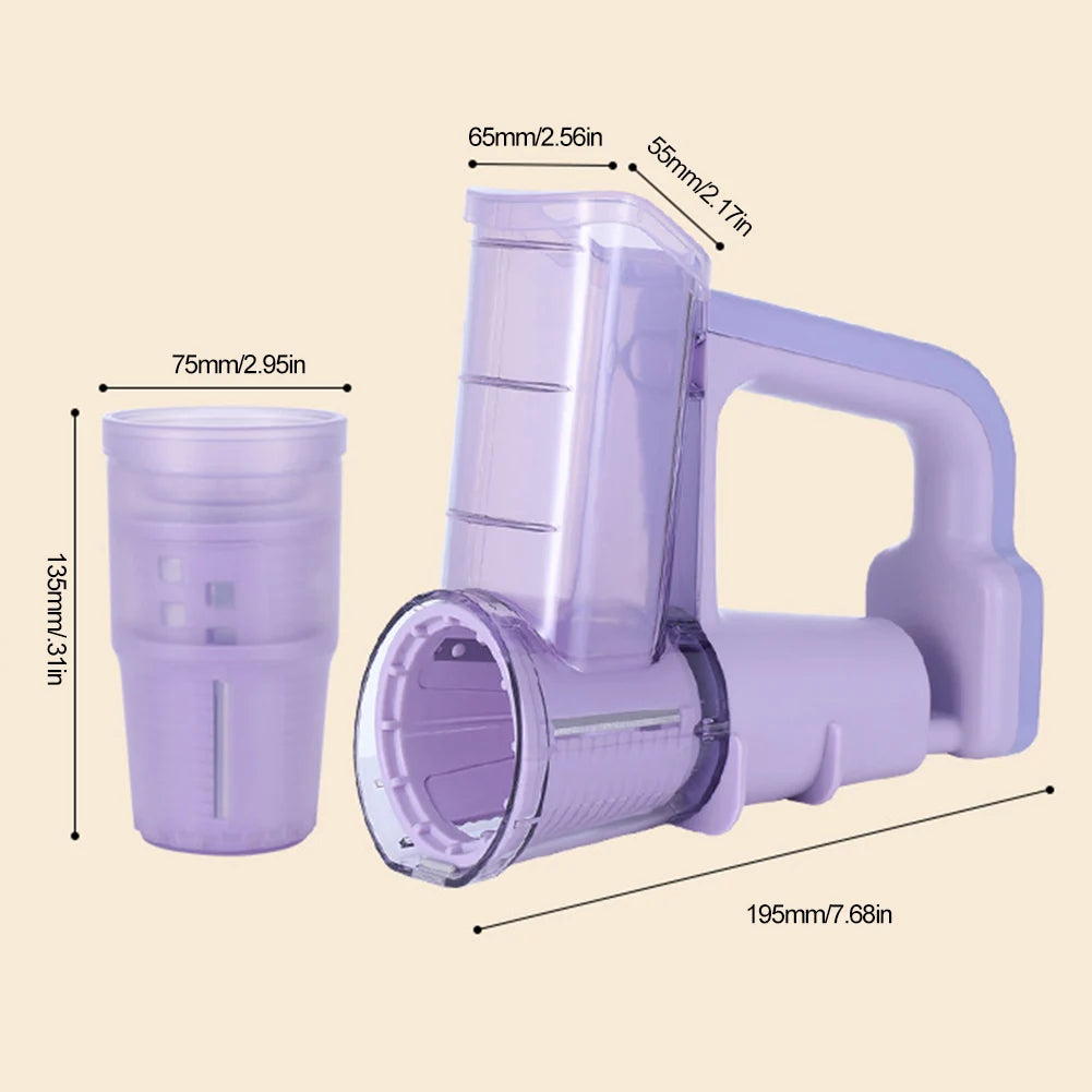 Fatiador Elétrico MultiChef™ com Lâminas Rotativas e Design Compacto / Corte Rápido, Seguro e Sem Esforço para Suas Receitas Diárias!
