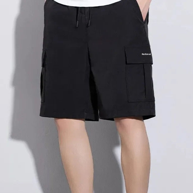 [COMPRE 2, LEVE 4] Shorts Leon™ em Malha Gelada com Bolsos Cargo / Design utilitário com frescor imbatível!