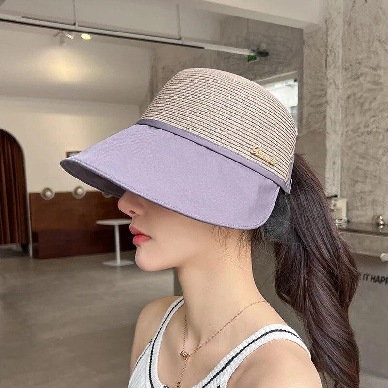 (Promoção Compre 1 Leve 2) Boné Estilo Sombreiro Soleil Charme™ - Seu Toque Elegante para Dias Ensolarados de Primavera e Verão! - ModernLar