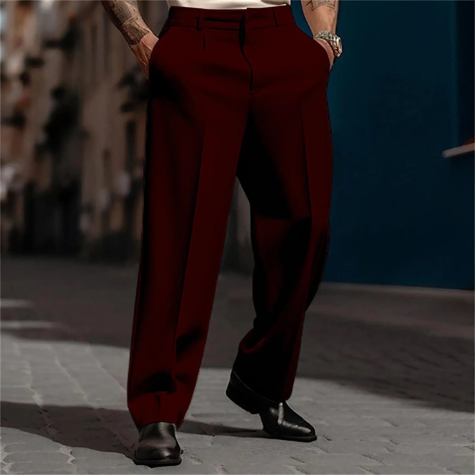 Calça Marcel™ em Alfaiataria Premium com Pregas Frontais / Elegância Discreta Para Produções Bem Alinhadas.