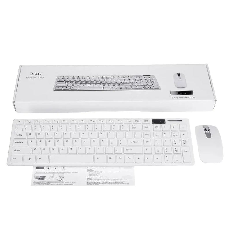 Kit de Teclado e Mouse Gamer Sem Fio Modern Lar™/ Perfeito para Trabalho e Diversão!